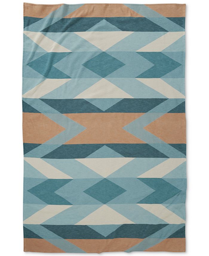 Pendleton Pima Canyon Organic Cotton Jacquard Queen Blanket Macy's