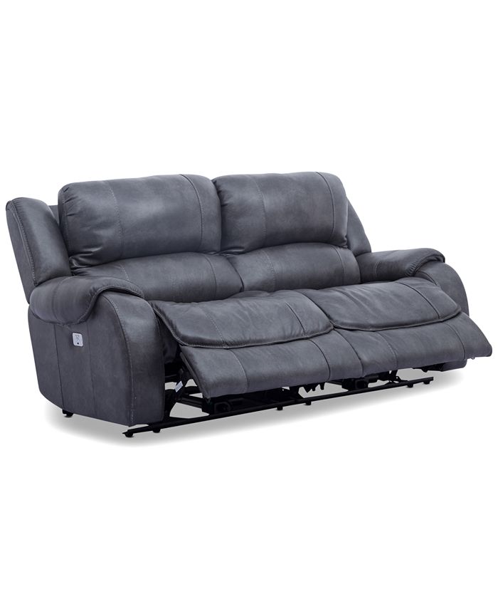 Furniture CLOSEOUT! Rinworth 2Pc. Leather Sectional with 2 Power