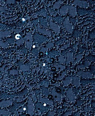 Petite Sequin Lace Gown