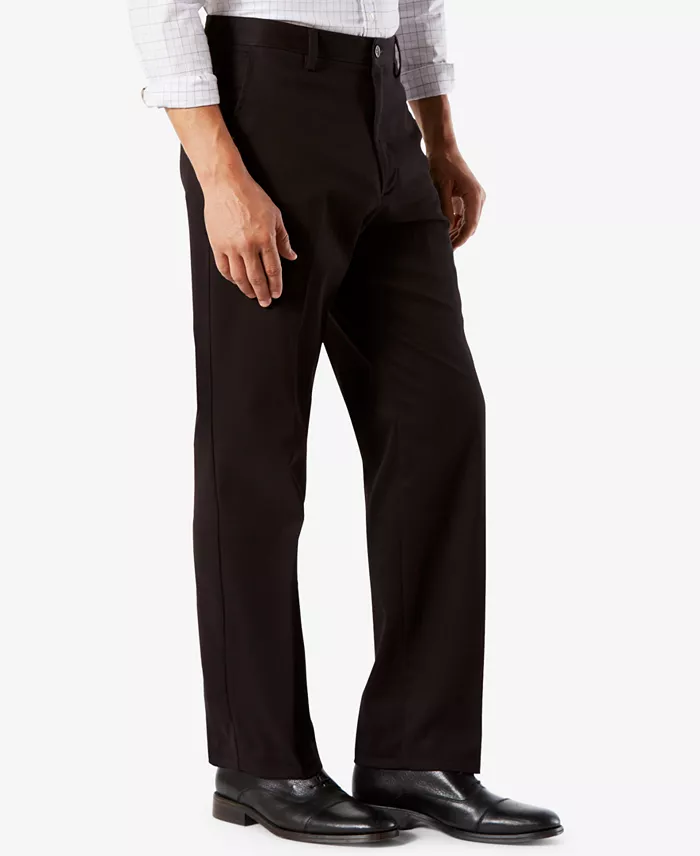 Men's Easy Classic Fit Khaki Stretch Pants - thumbnail 3