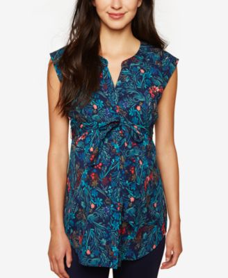Motherhood Maternity - Maternity Printed Blouse