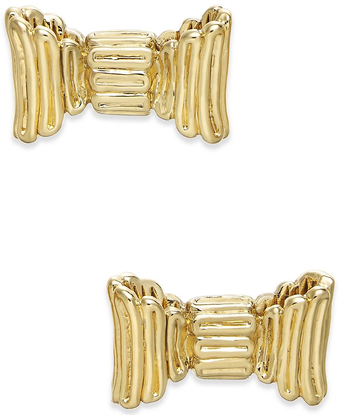 Kate spade gold bow earrings Clearance