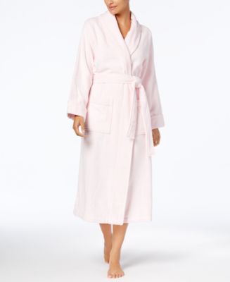 Charter Club Luxe Cotton Terry Long Wrap Robe, Created for Macy's - Macy's