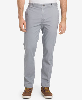 IZOD Men's Saltwater Washed Straight-Fit Stretch Chino Pants - Macy's