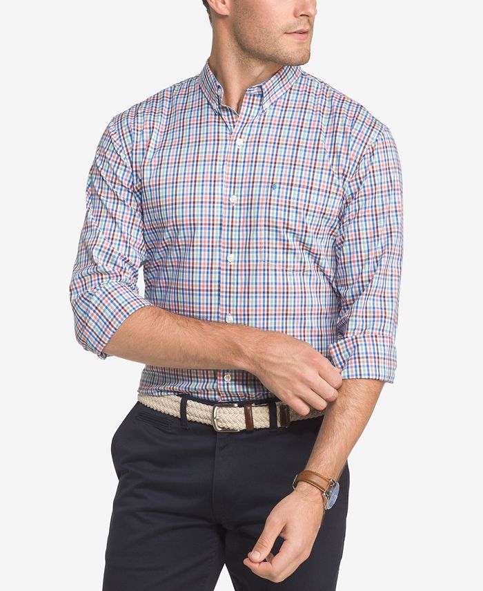 IZOD Men's ClassicFit Plaid Shirt Macy's