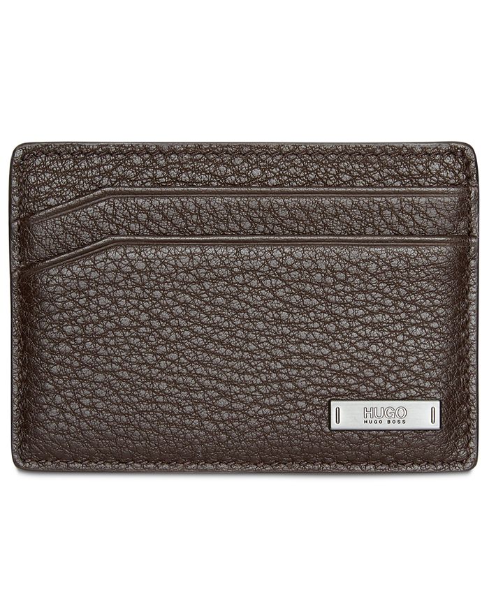 Hugo Boss Men's Element S Leather Card Holder Macy's