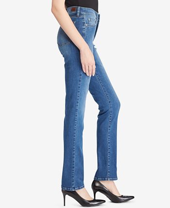Lauren ralph lauren ultimate slimming premier hotsell curvy straight jeans