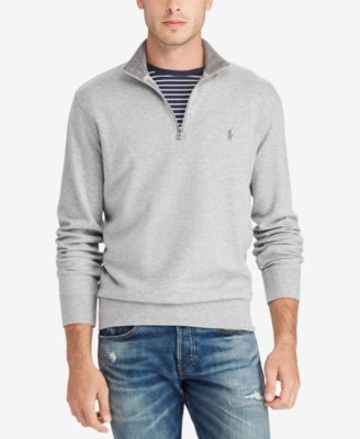 polo ralph lauren luxury jersey half zip sweatshirt