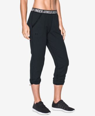 under armour cropped joggers