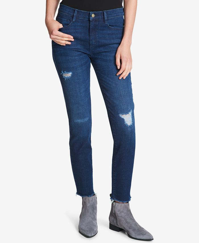 DKNY Ripped RawEdge Skinny Jeans, Created for Macy's Macy's
