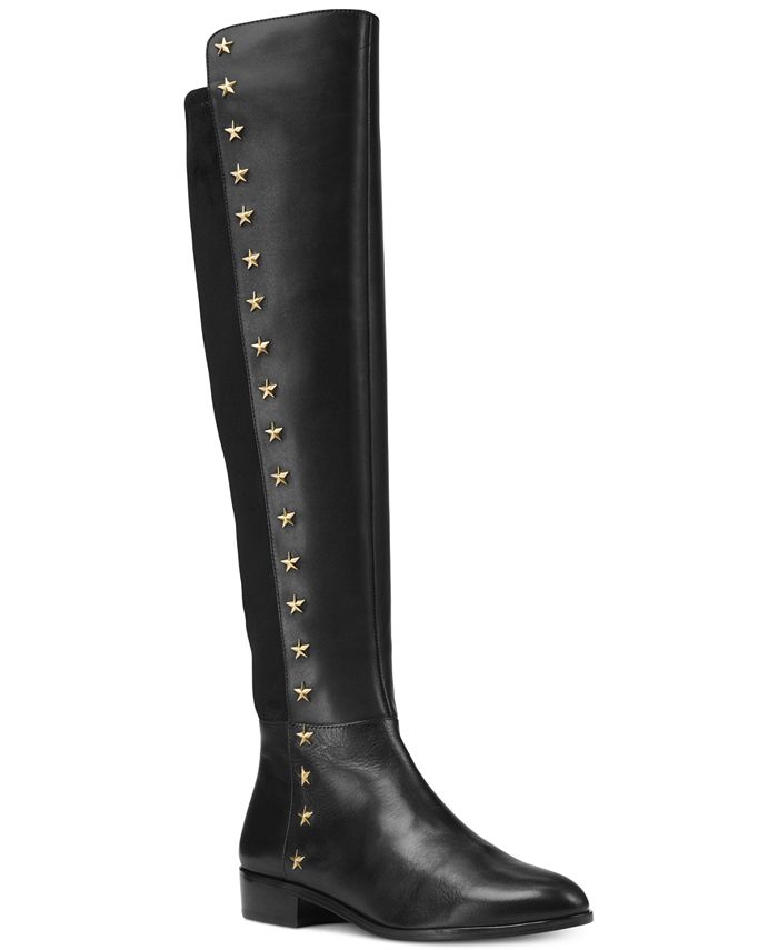 michael kors bromley leather boots
