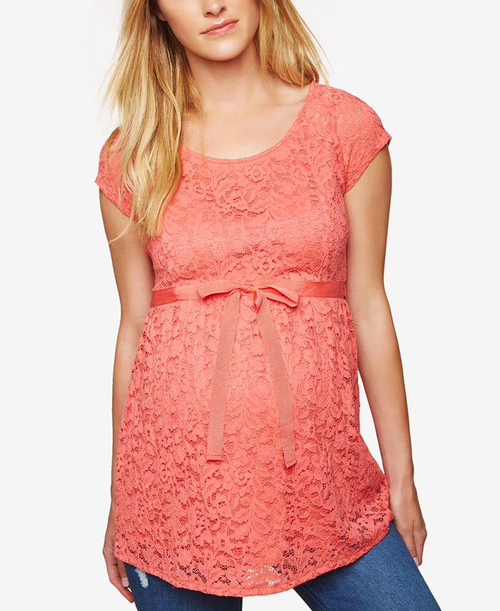 Motherhood Maternity Created for Macy's Lace Dress - Macy's