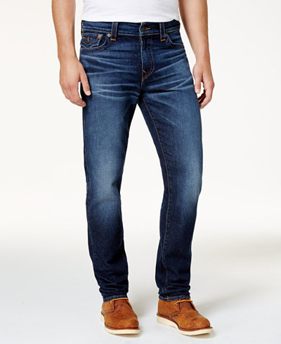 True Religion Men's Blue Slim Fit Stretch Jeans - Jeans - Men - Macy's