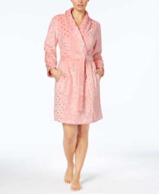 Charter Club - Metallic-Print Robe, Created for Macy's