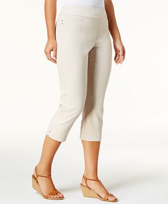 Style & Co Pull-On Capri Pants, Created for Macy&#39;s - Pants & Capris - Women - Macy&#39;s