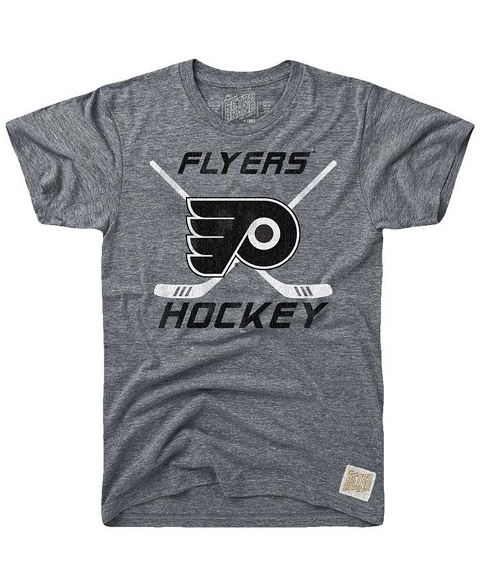 Retro Brand Men's Philadelphia Flyers Sticks Logo Victory T-Shirt ...