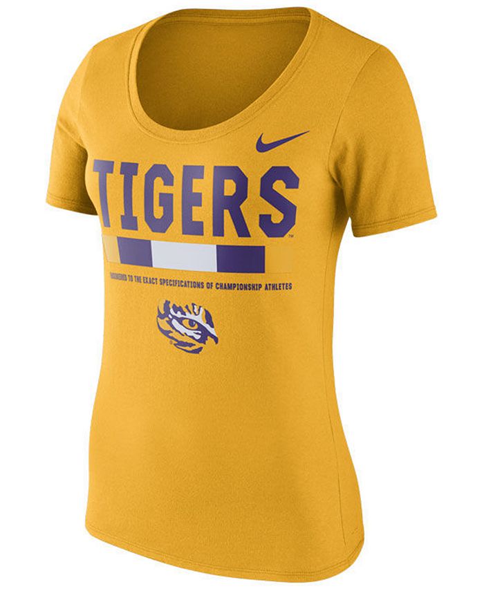 Nike Women's LSU Tigers Sideline Scoop T-Shirt & Reviews - Sports Fan ...