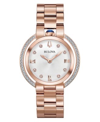 diamond bulova women's watch