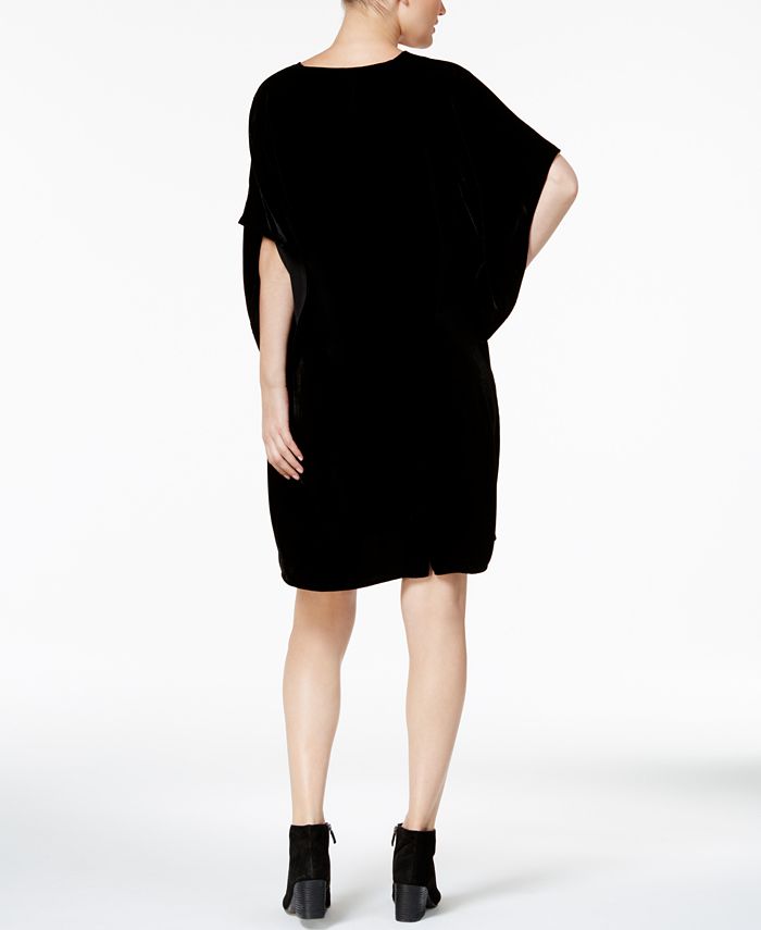 Eileen Fisher Velvet VNeck Kimono Dress Macy's