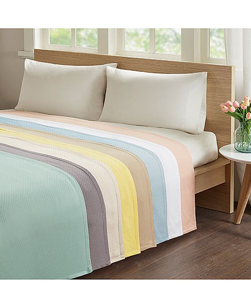 Madison Park Liquid Cotton Full/Queen Blanket & Reviews Blankets