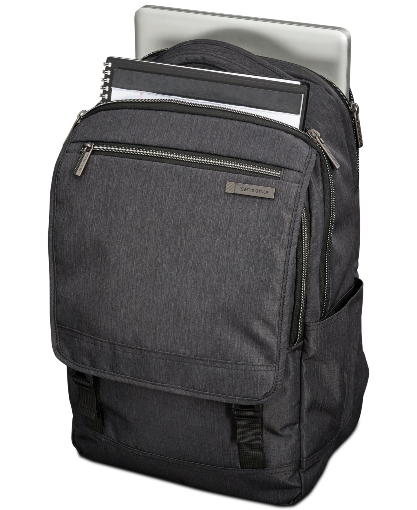 Рюкзак Samsonite Modern Utility 17.7" Paracycle, цвет: Угольный меланжевый — фото 9