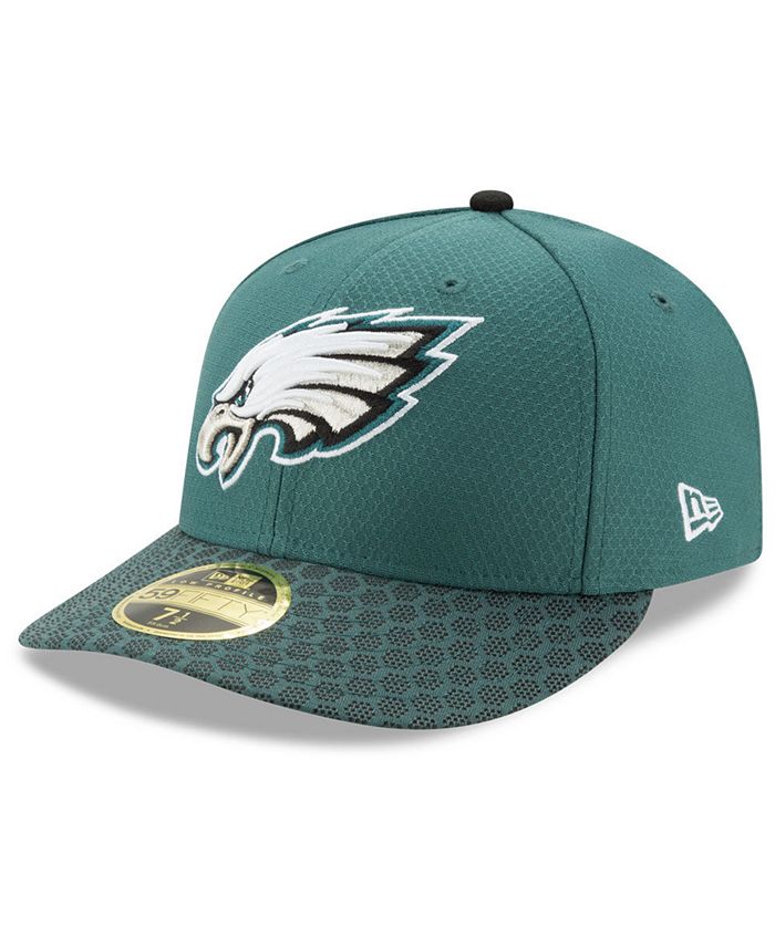 New Era Philadelphia Eagles Sideline Low Profile 59FIFTY Fitted Cap ...