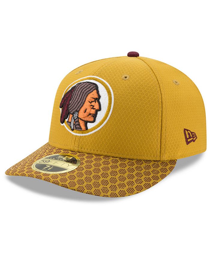 New Era Washington Redskins Sideline Low Profile 59FIFTY Fitted Cap
