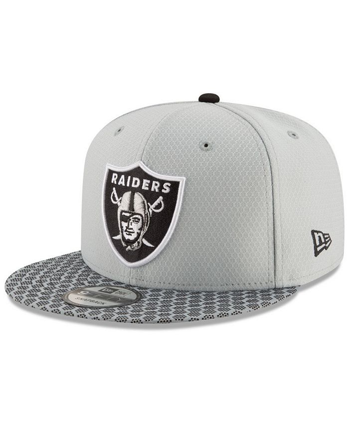 New Era Oakland Raiders Sideline 9FIFTY Snapback Cap - Macy's