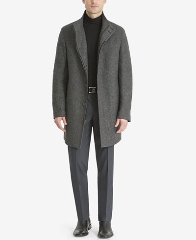 Calvin Klein Men's Milton Slim-Fit Overcoat - Coats ...
