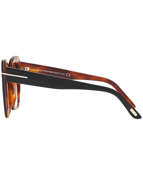 Tom Ford SAMANTHA Sunglasses, FT0553 & Reviews - Sunglasses by Sunglass ...