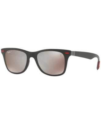 Men's Polarized Sunglasses, RB4195M Scuderia Ferrari Collection 52