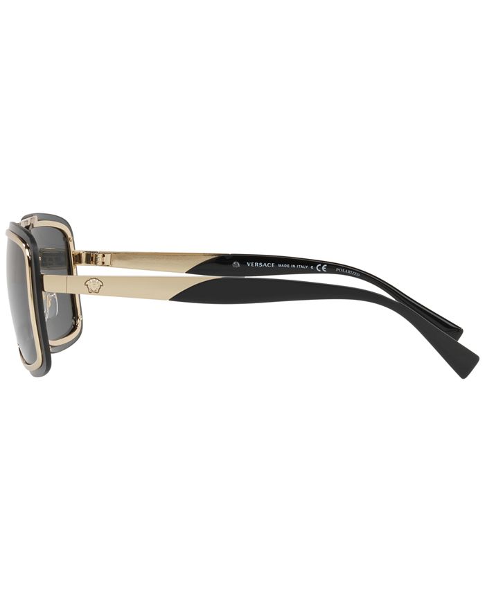 Versace Polarized Sunglasses, VE2183 - Macy's