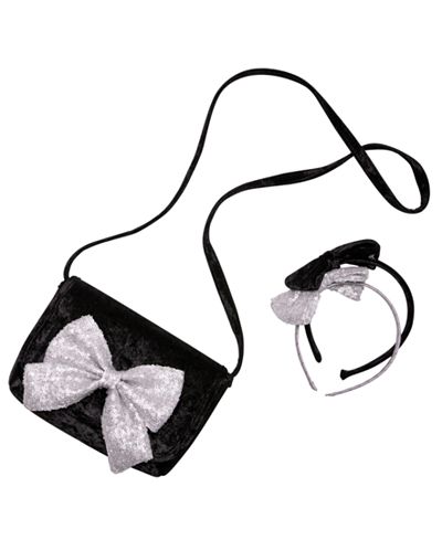 On the Verge 3-Pc. Headbands & Velvet Bow Purse Set, Little Girls (2-6X) & Big Girls (7-16)