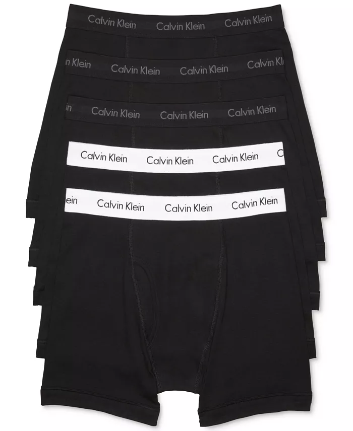 Men's Cotton Classic Boxer Briefs Underwear, 5-Pack - thumbnail 5