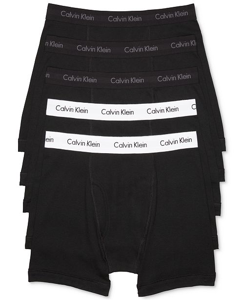 Calvin Klein Men's 5-Pack. Cotton Classic Boxer Briefs & Reviews ...