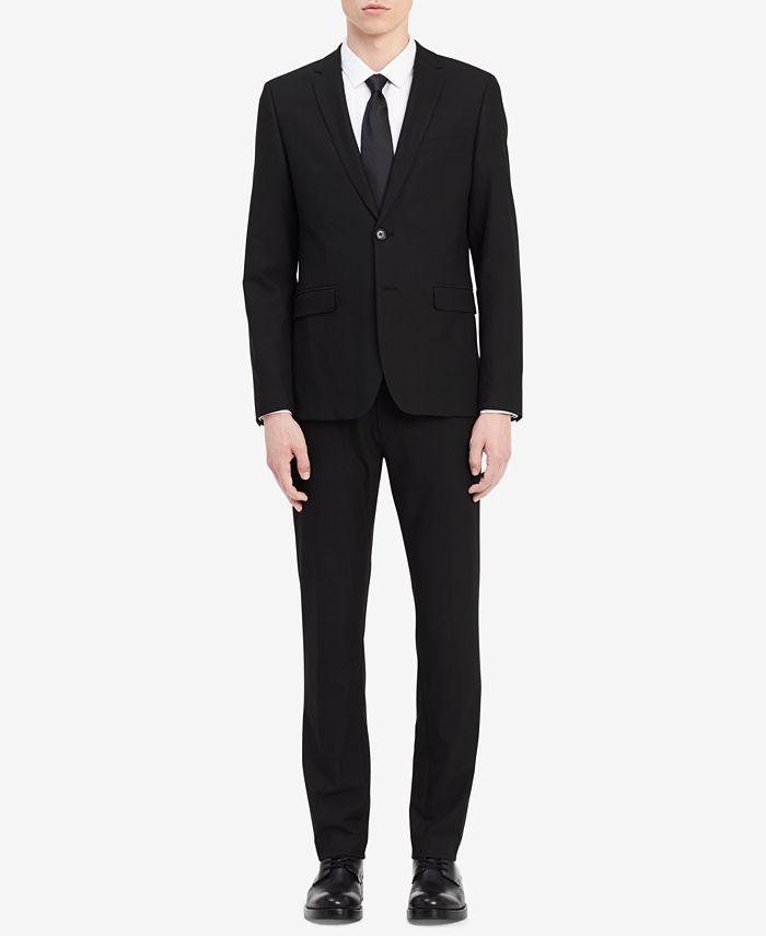 Calvin Klein Men's Infinite Slim-Fit Suit Jacket & Reviews - Blazers ...