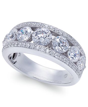 Macy's - Certified Diamond Band Ring in 14k White Gold (2 ct. t.w.)