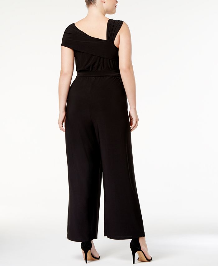 Love Squared Trendy Plus Size One-Shoulder Jumpsuit - Macy's