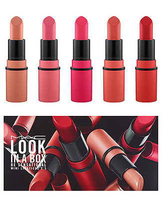 MAC Look in a Box Little MAC Lipsticks: Be Sensational, Travel Size Created for Macy&#39;s, Online ...