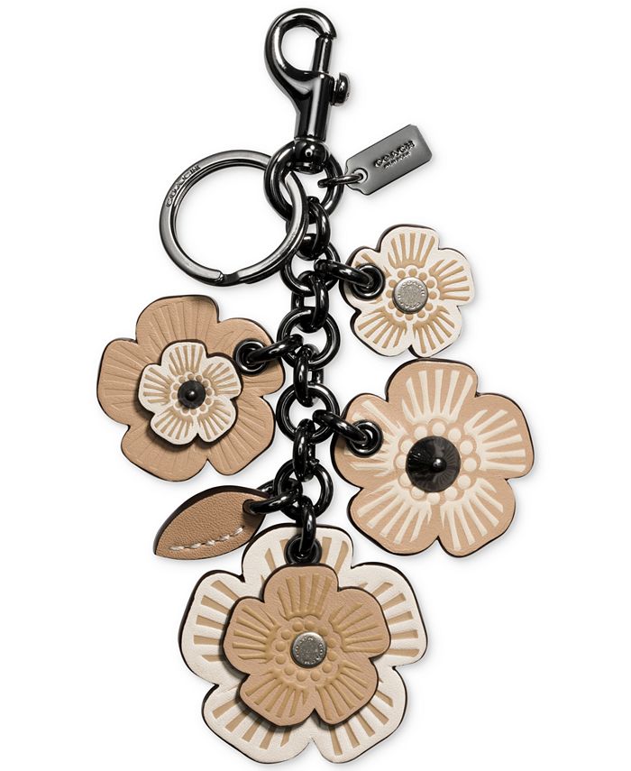 COACH Boxed Willow Floral Bag Charm - Macy's