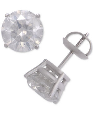 image of Diamond Stud Earrings (4 ct. t.w.) in 14k White Gold