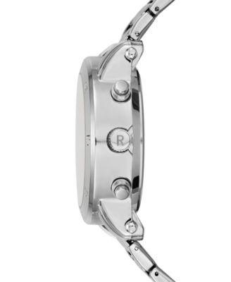 Kenneth Cole Reaction Men's Analog-Digital Stainless Steel Bracelet Watch 45mm