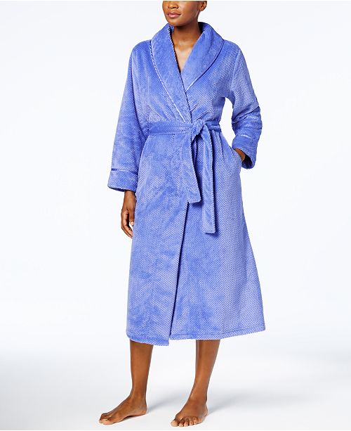 Charter Club Petite Belted Robe, Created for Macy's & Reviews Bras