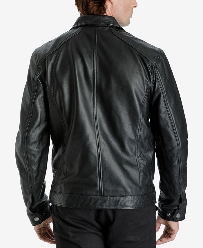 Michael Kors Michael Kors Men's Leather Bomber Jacket Macy's