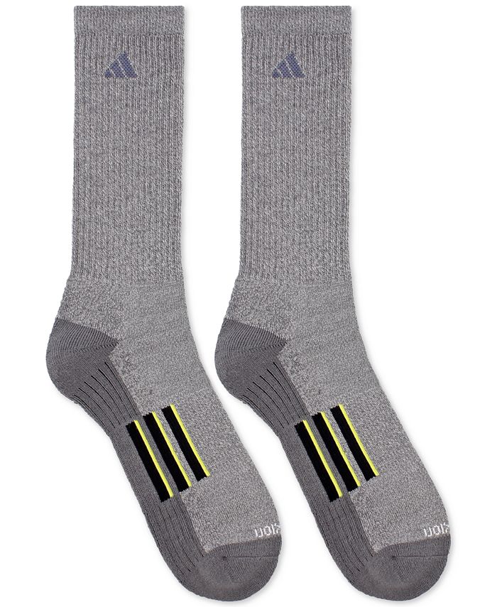 adidas Men's 2-Pk. ClimaLite® X II Crew Socks & Reviews - Underwear ...