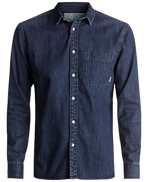 Quiksilver Men S Lightweight Denim Sula Shirt Reviews Casual