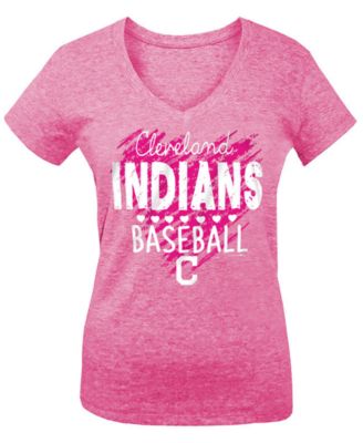 pink cleveland indians shirt