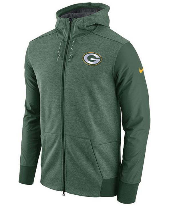 Nike Men's Green Bay Packers Travel Full-Zip Hoodie & Reviews - Sports ...