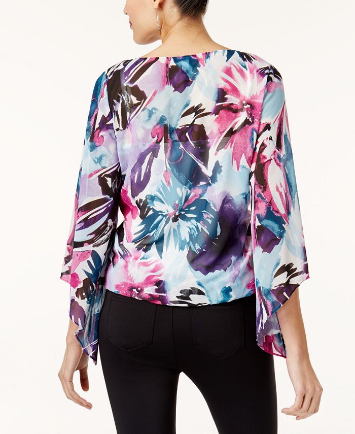 macy's alfani petite tops