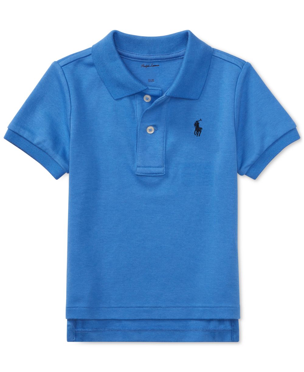 Baby Boys Cotton Polo Short Sleeved Shirt